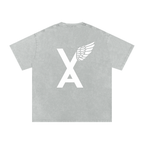 “VA w/wing Immaculate Creation” Snow Washed Oversized Cotton T-Shirt
