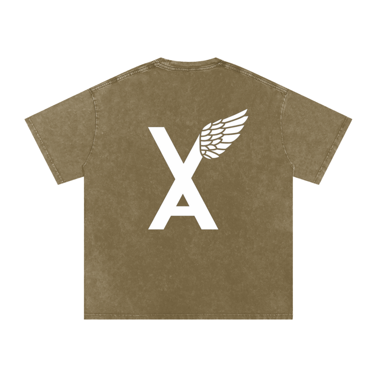 “VA w/wing Immaculate Creation” Snow Washed Oversized Cotton T-Shirt