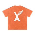 “VA w/wing Immaculate Creation” Snow Washed Oversized Cotton T-Shirt