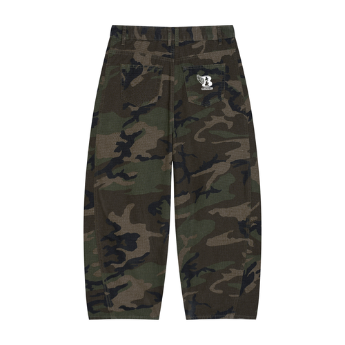 Men’s Camo Barrel Leg Cargo Pants