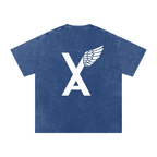“VA w/wing Immaculate Creation” Snow Washed Oversized Cotton T-Shirt
