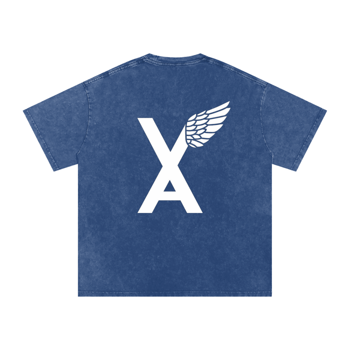 “VA w/wing Immaculate Creation” Snow Washed Oversized Cotton T-Shirt