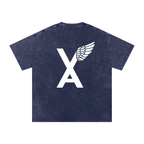 “VA w/wing Immaculate Creation” Snow Washed Oversized Cotton T-Shirt