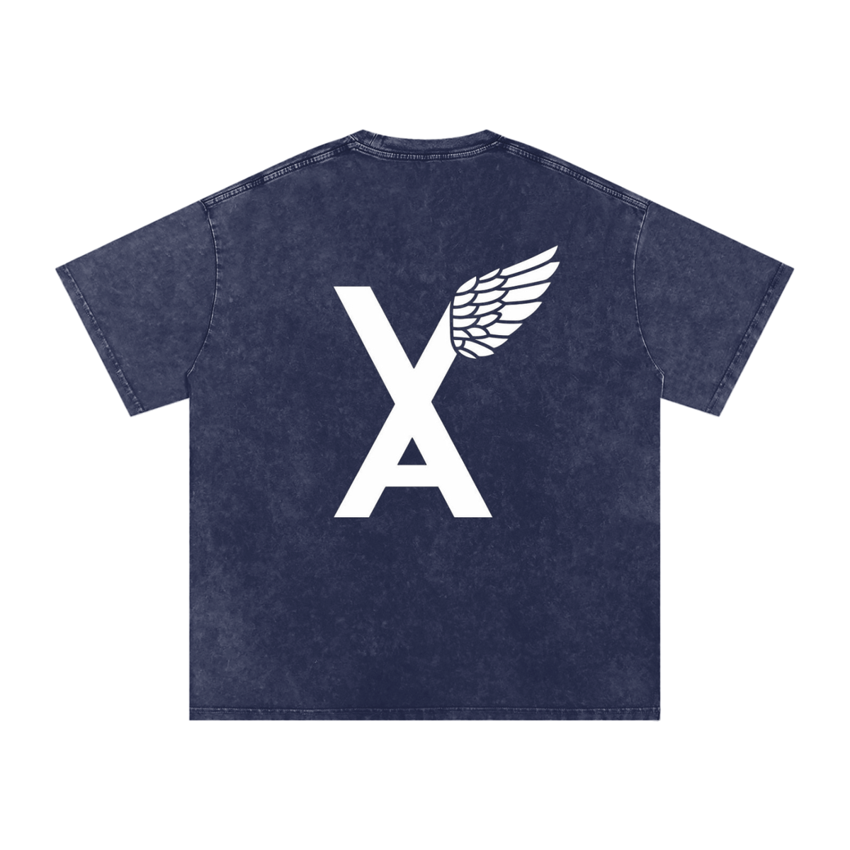 “VA w/wing Immaculate Creation” Snow Washed Oversized Cotton T-Shirt