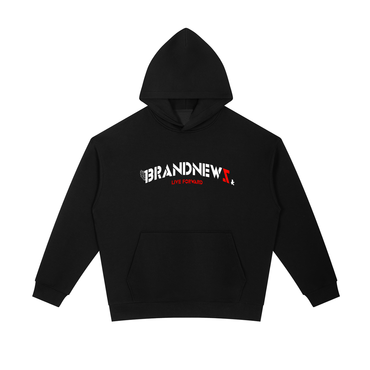 “Brandnewz Live Forward” Essential Heavyweight Hoodie