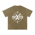 “Commonwealth Classic” Snow Washed Oversized Cotton T-Shirt