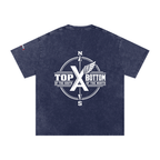 “Commonwealth Classic” Snow Washed Oversized Cotton T-Shirt