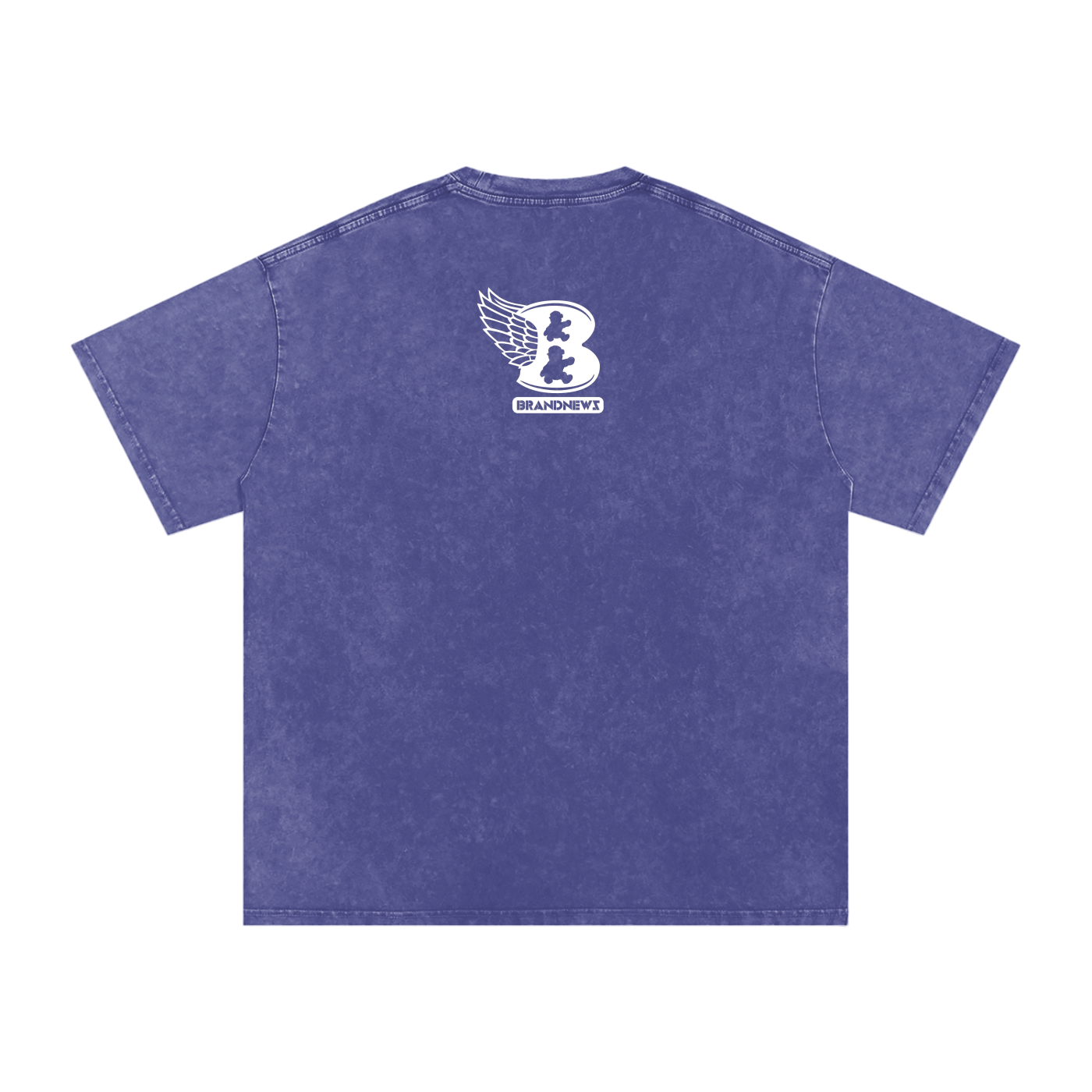 “God Is The Plug” Snow Washed Oversized Cotton T-Shirt