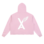 “2 UP 2 Down” Unisex Vintage Washed Frayed-Hem Premium Hoodie