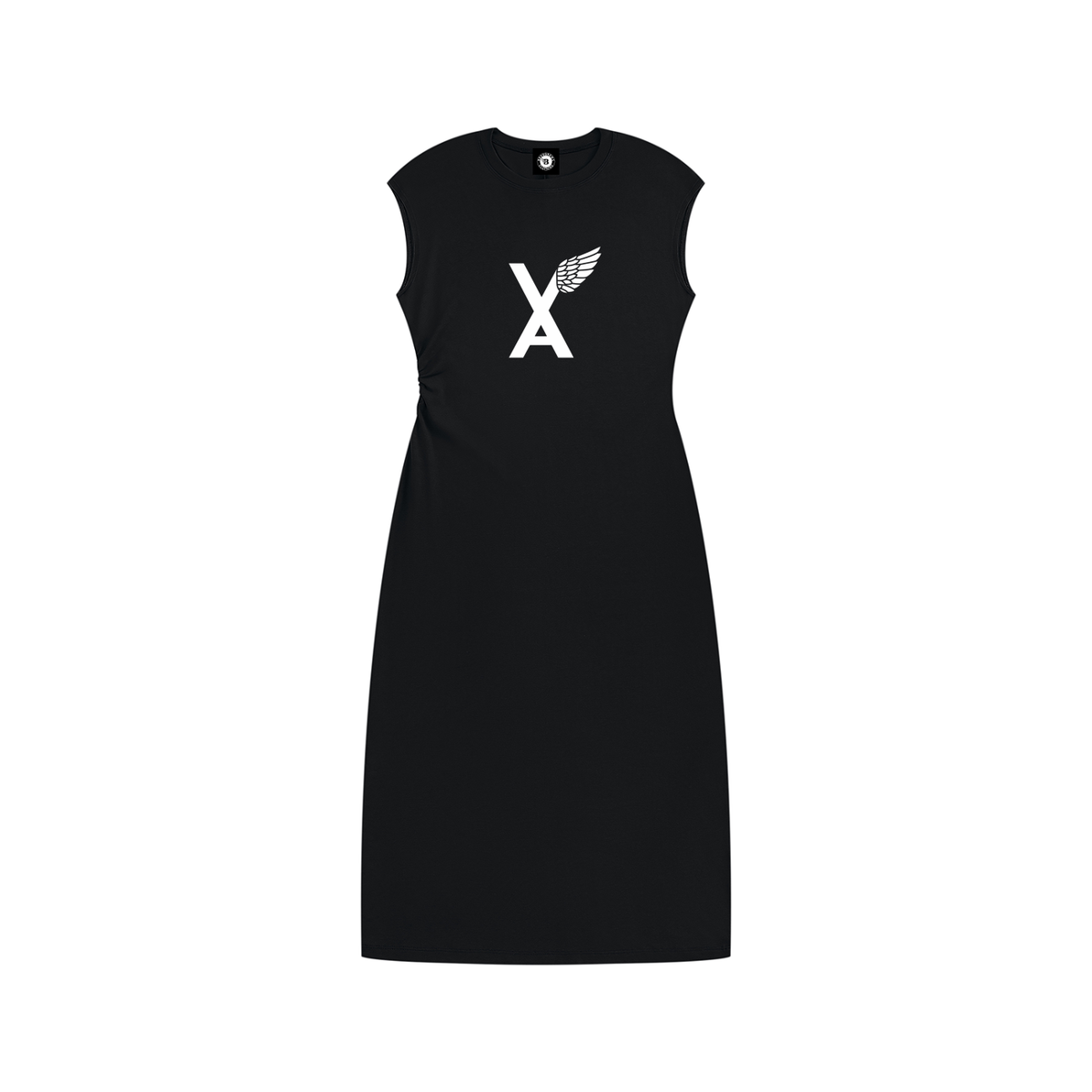 “VA w/wing” Women’s Ruched Sleeveless Dress