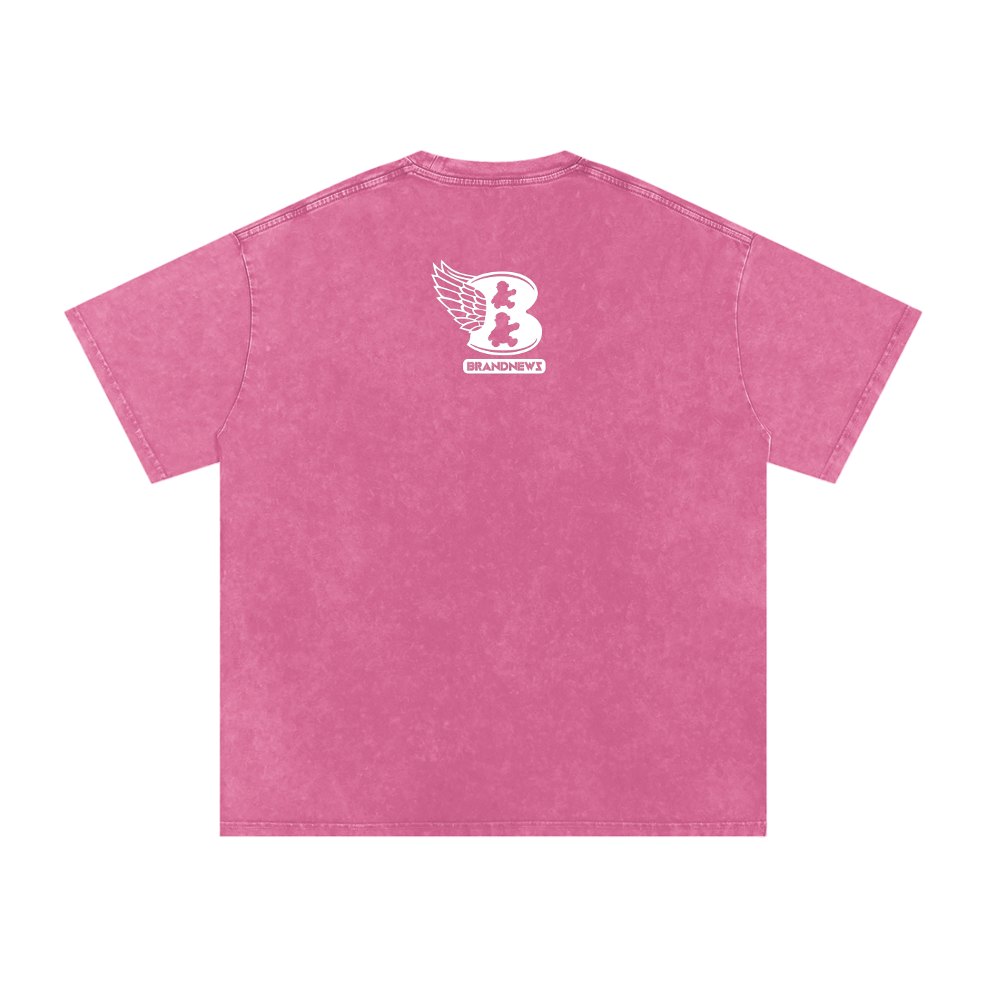 “God Is The Plug” Snow Washed Oversized Cotton T-Shirt