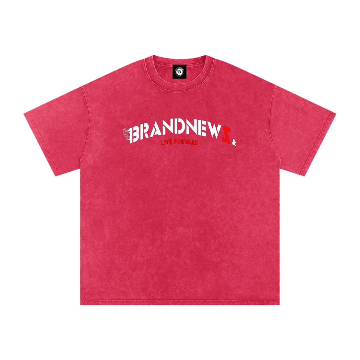 “I’m Here” Premium Snow Washed Oversized Cotton T-Shirt
