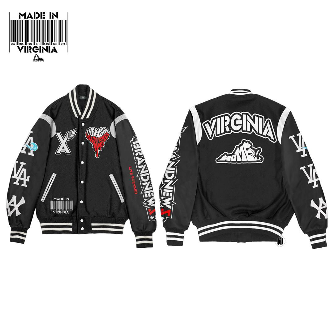 “VIRGINIA HOME” Premium Varsity Jacket