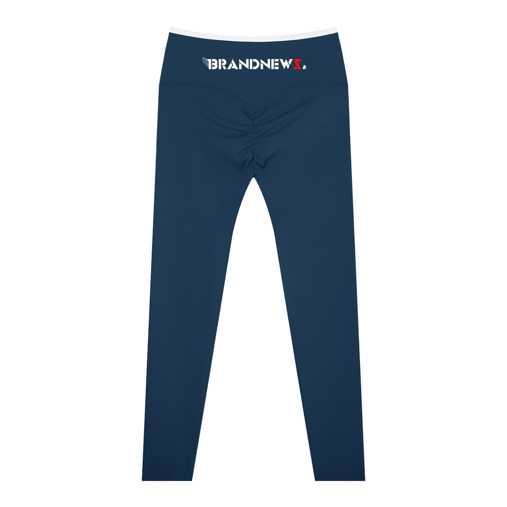 “Brandnewz Live Forward” Women's High-Waisted Yoga Leggings