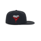“VA w/wing Millionaire Mindset” Premium Rhinestone Fitted Hat