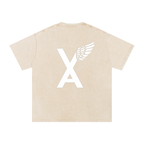 “VA w/wing Immaculate Creation” Snow Washed Oversized Cotton T-Shirt