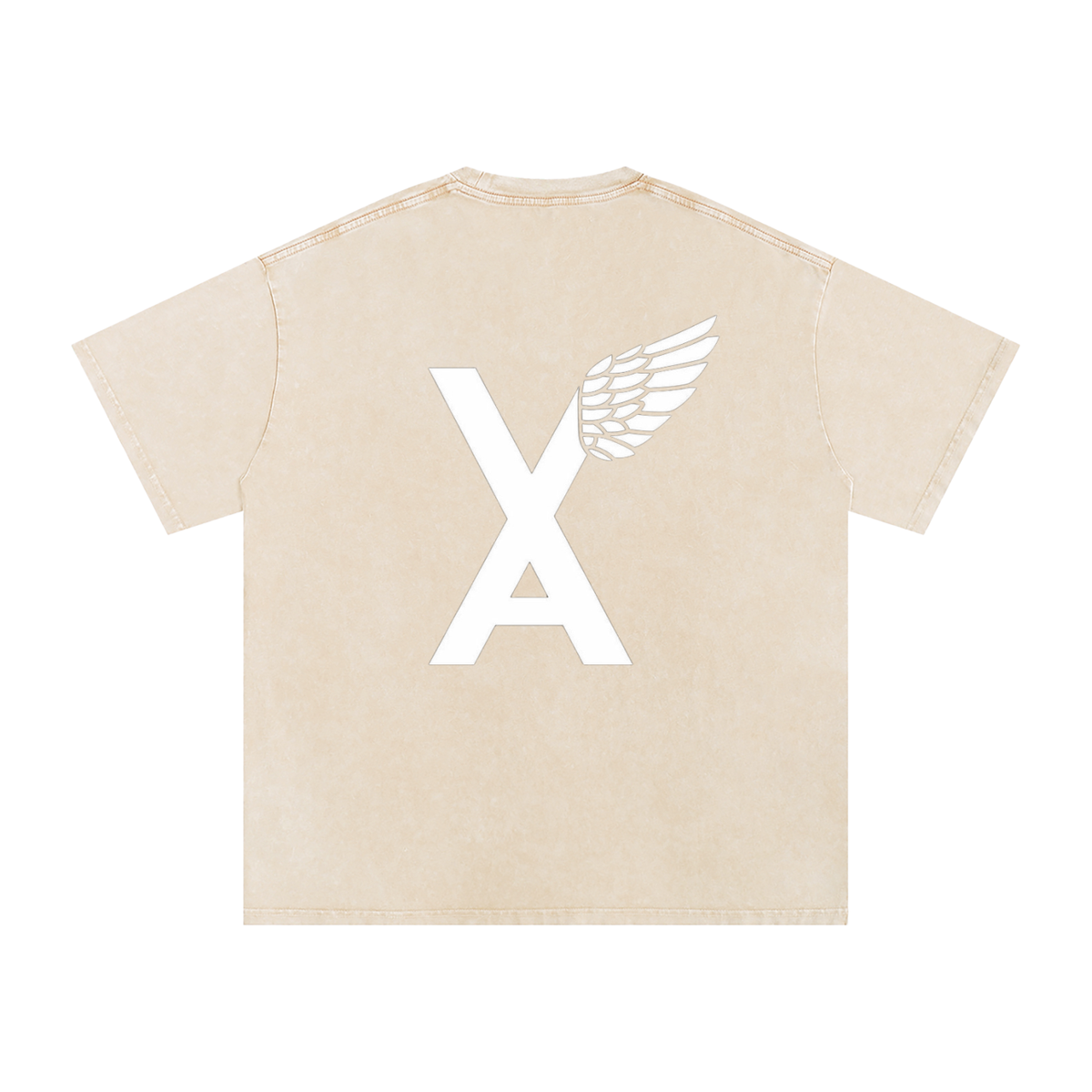 “VA w/wing Immaculate Creation” Snow Washed Oversized Cotton T-Shirt