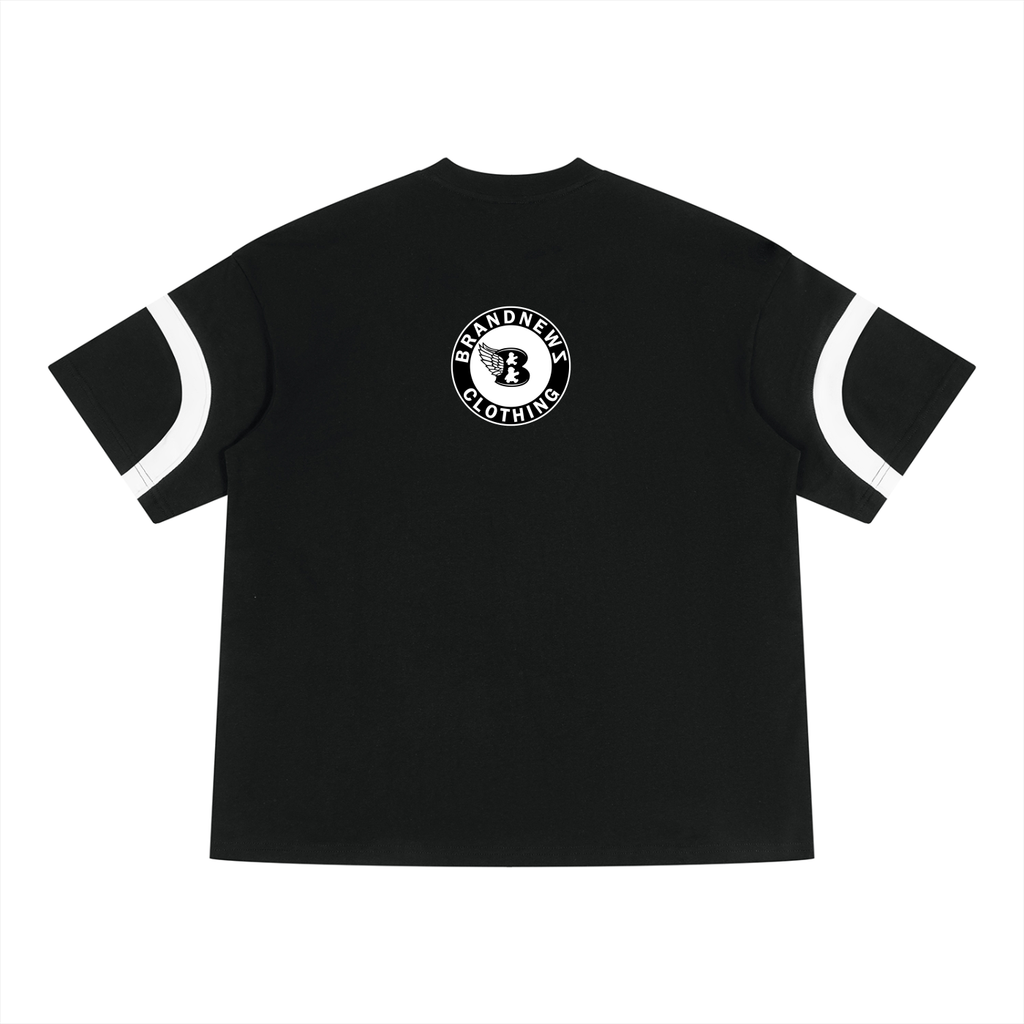 “VA w/wing” Premium Unisex Color Block V-Neck T-Shirt