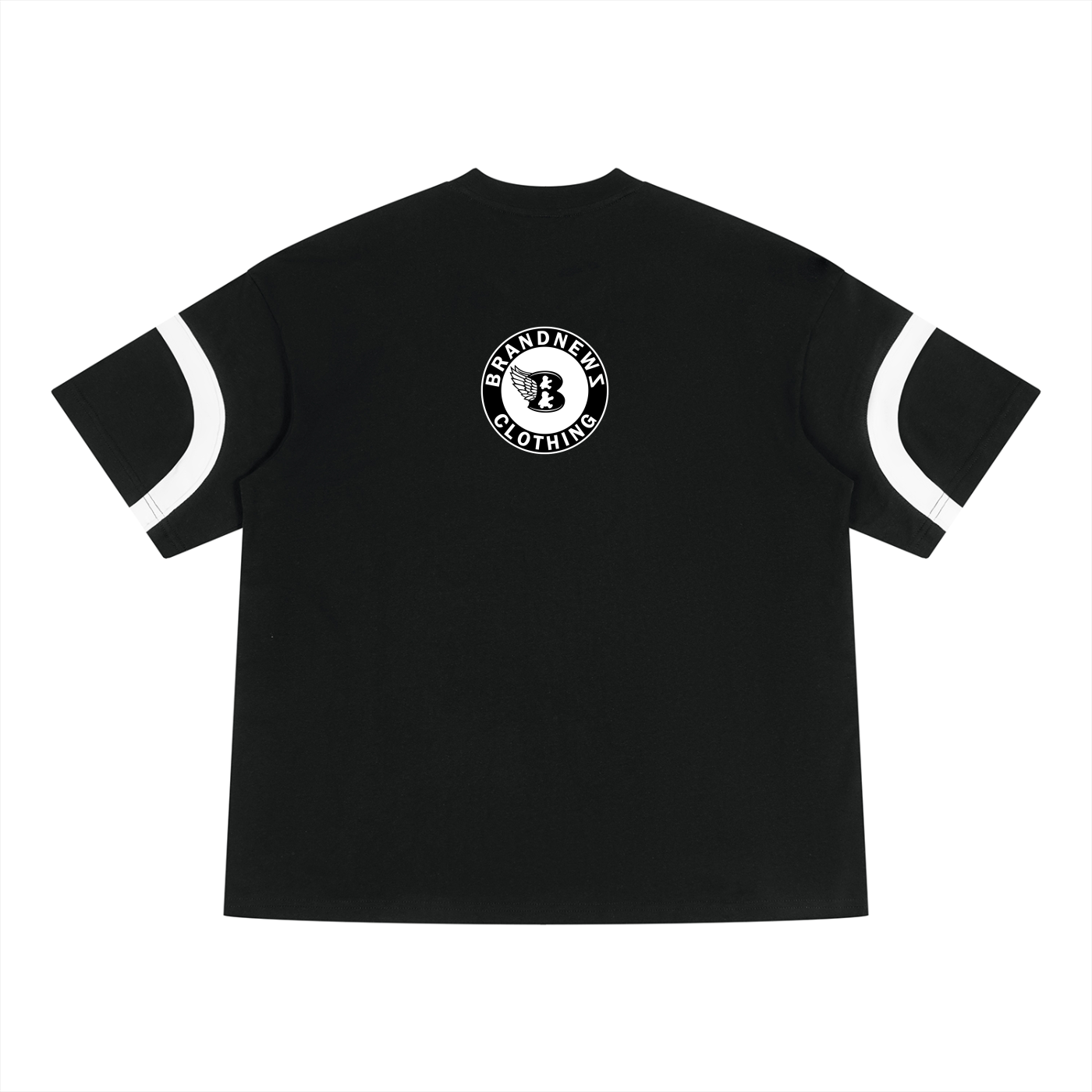 “VA w/wing” Premium Unisex Color Block V-Neck T-Shirt