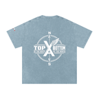 “Commonwealth Classic” Snow Washed Oversized Cotton T-Shirt