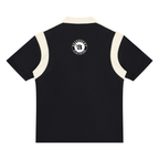 “B w/wing” Premium Unisex Color Block Quarter Zip Polo Shirt