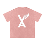 “VA w/wing Immaculate Creation” Snow Washed Oversized Cotton T-Shirt
