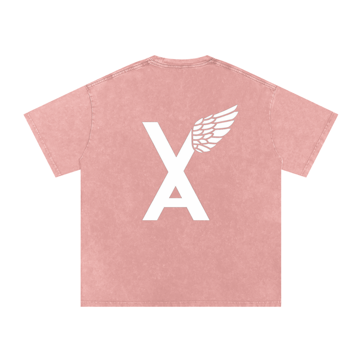 “VA w/wing Immaculate Creation” Snow Washed Oversized Cotton T-Shirt