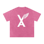 “VA w/wing Immaculate Creation” Snow Washed Oversized Cotton T-Shirt