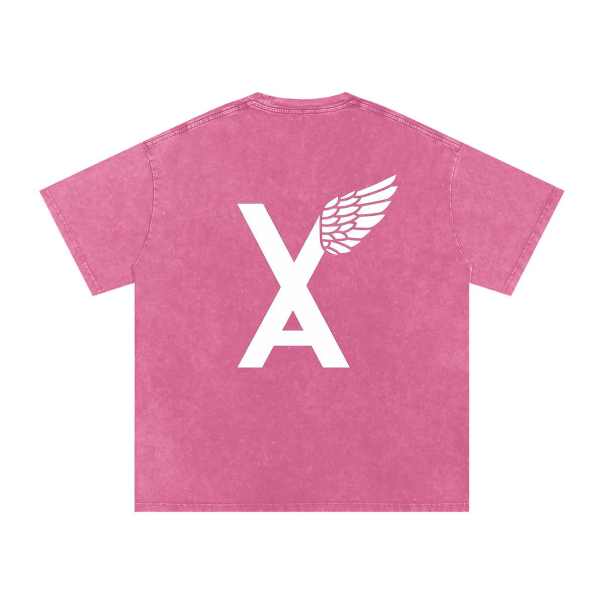 “VA w/wing Immaculate Creation” Snow Washed Oversized Cotton T-Shirt