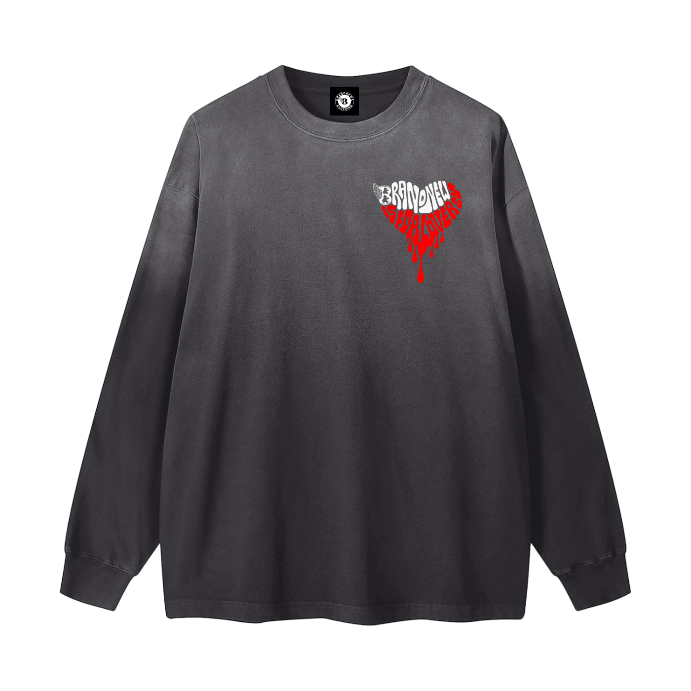 “Love Won” Premium Gradient Washed Long Sleeve T-Shirt