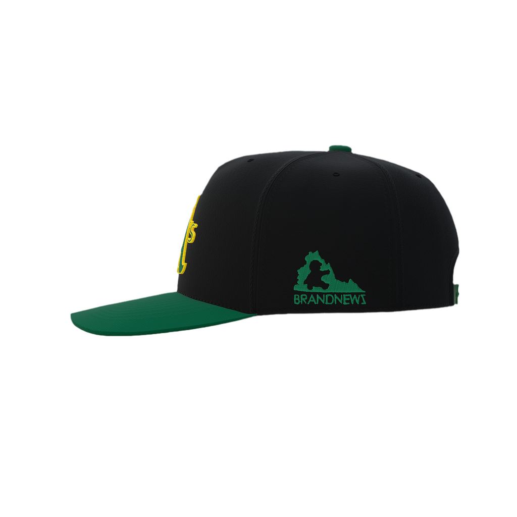 “VA’s Own” Premium 5 Panel SnapBack Hat Black/Green
