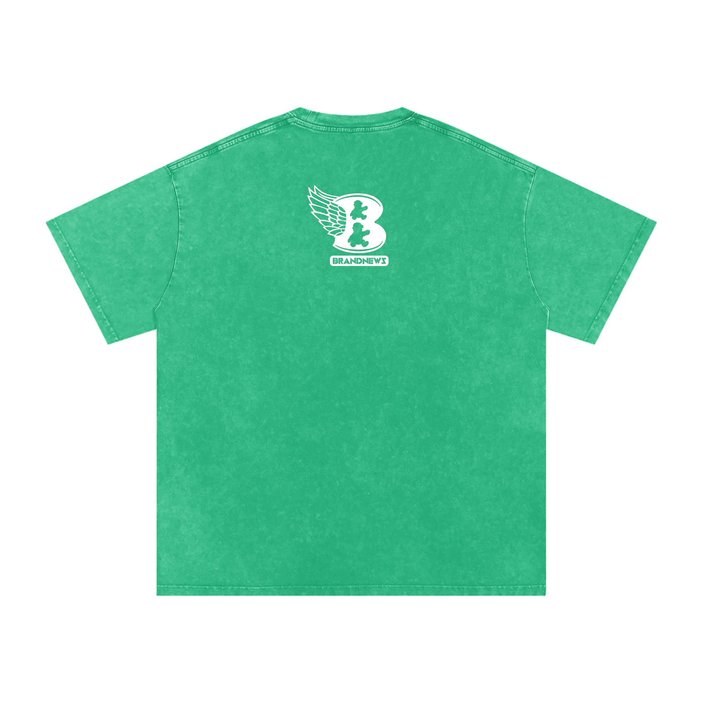 “God Is The Plug” Snow Washed Oversized Cotton T-Shirt