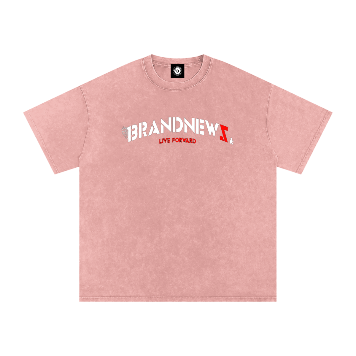 “I’m Here” Premium Snow Washed Oversized Cotton T-Shirt