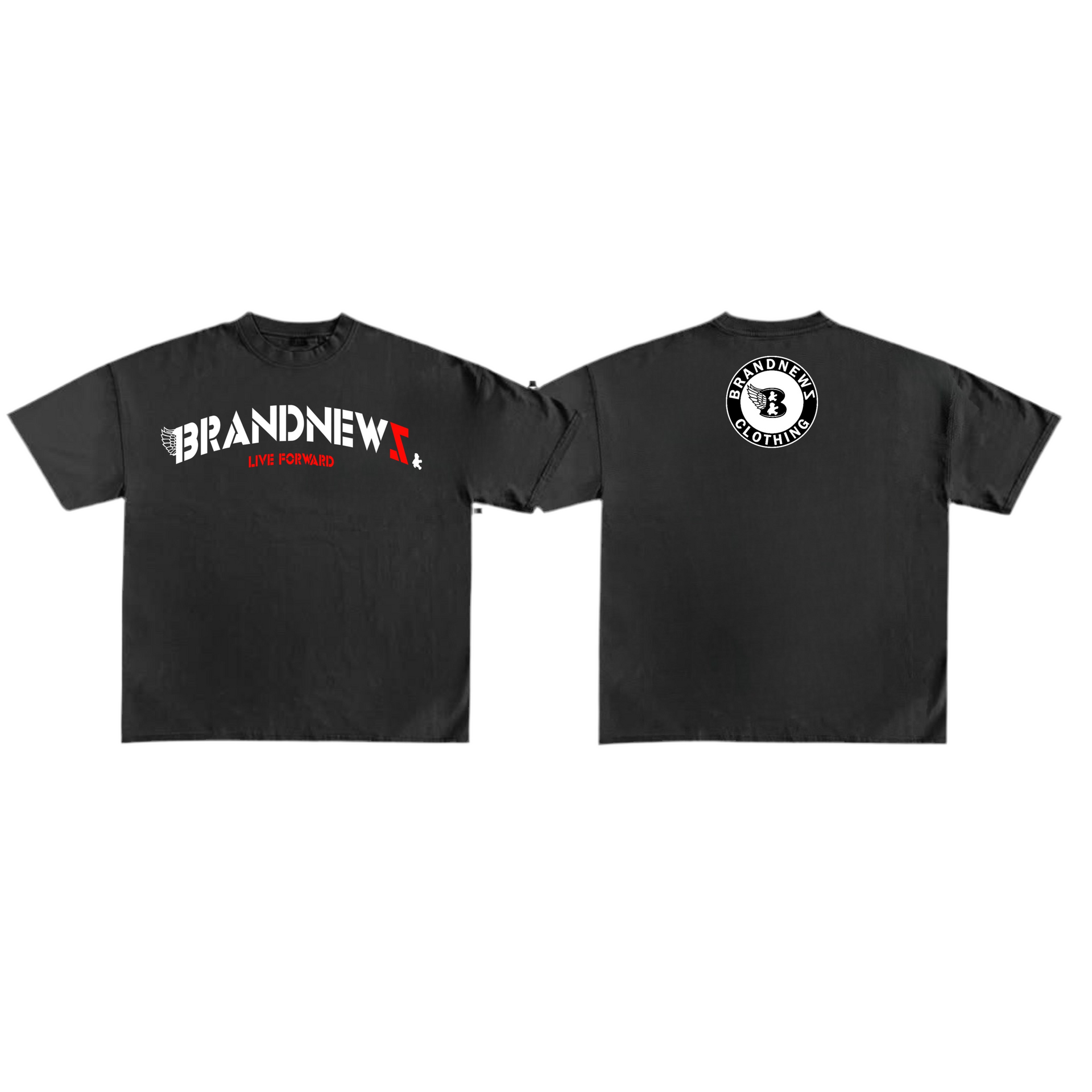 “Brandnewz Live Forward” Premium Tee