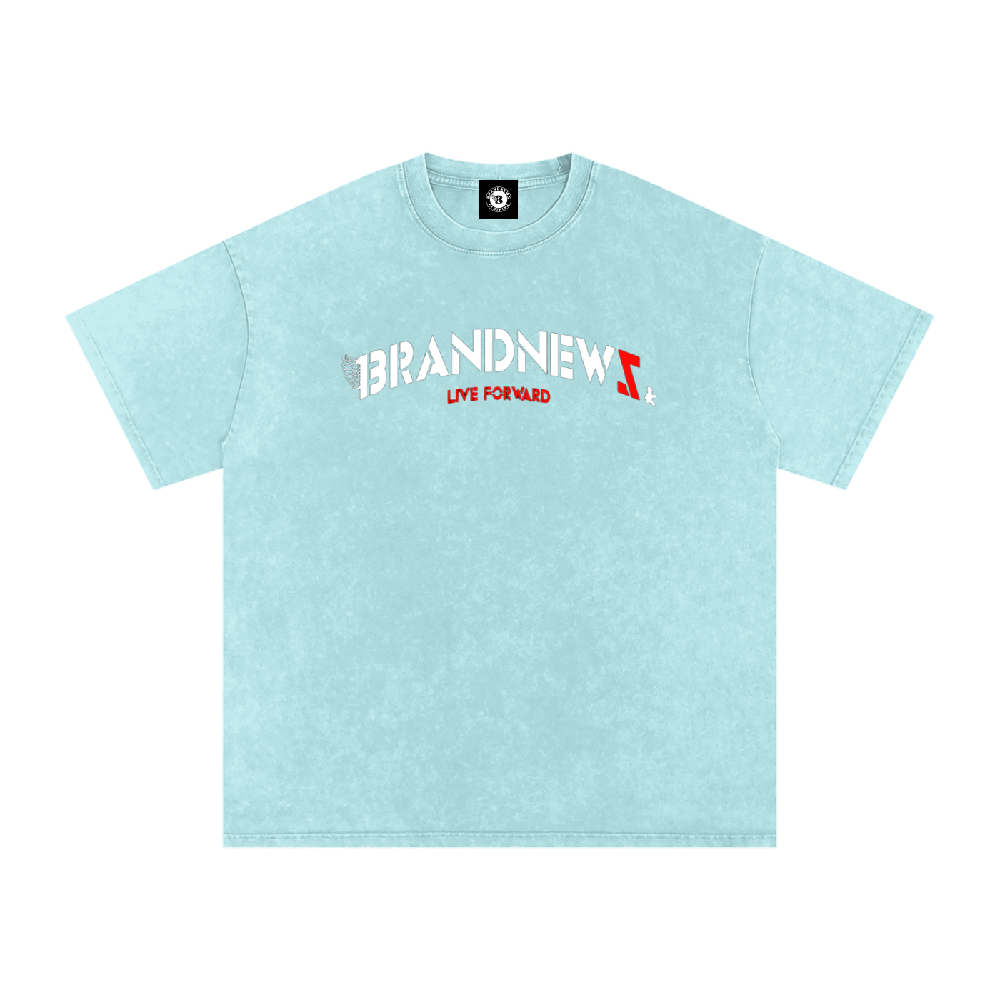 “I’m Here” Premium Snow Washed Oversized Cotton T-Shirt