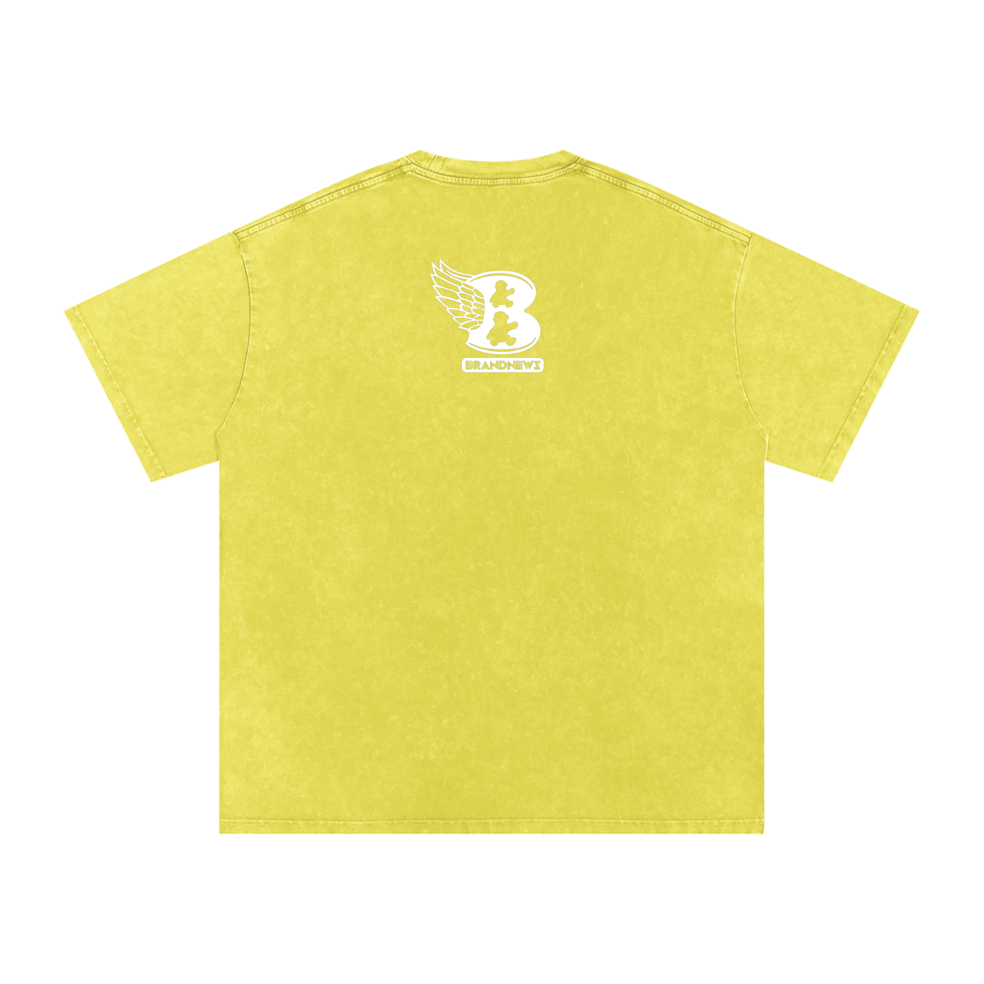 “God Is The Plug” Snow Washed Oversized Cotton T-Shirt