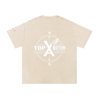 “Commonwealth Classic” Snow Washed Oversized Cotton T-Shirt