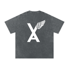 “VA w/wing Immaculate Creation” Snow Washed Oversized Cotton T-Shirt