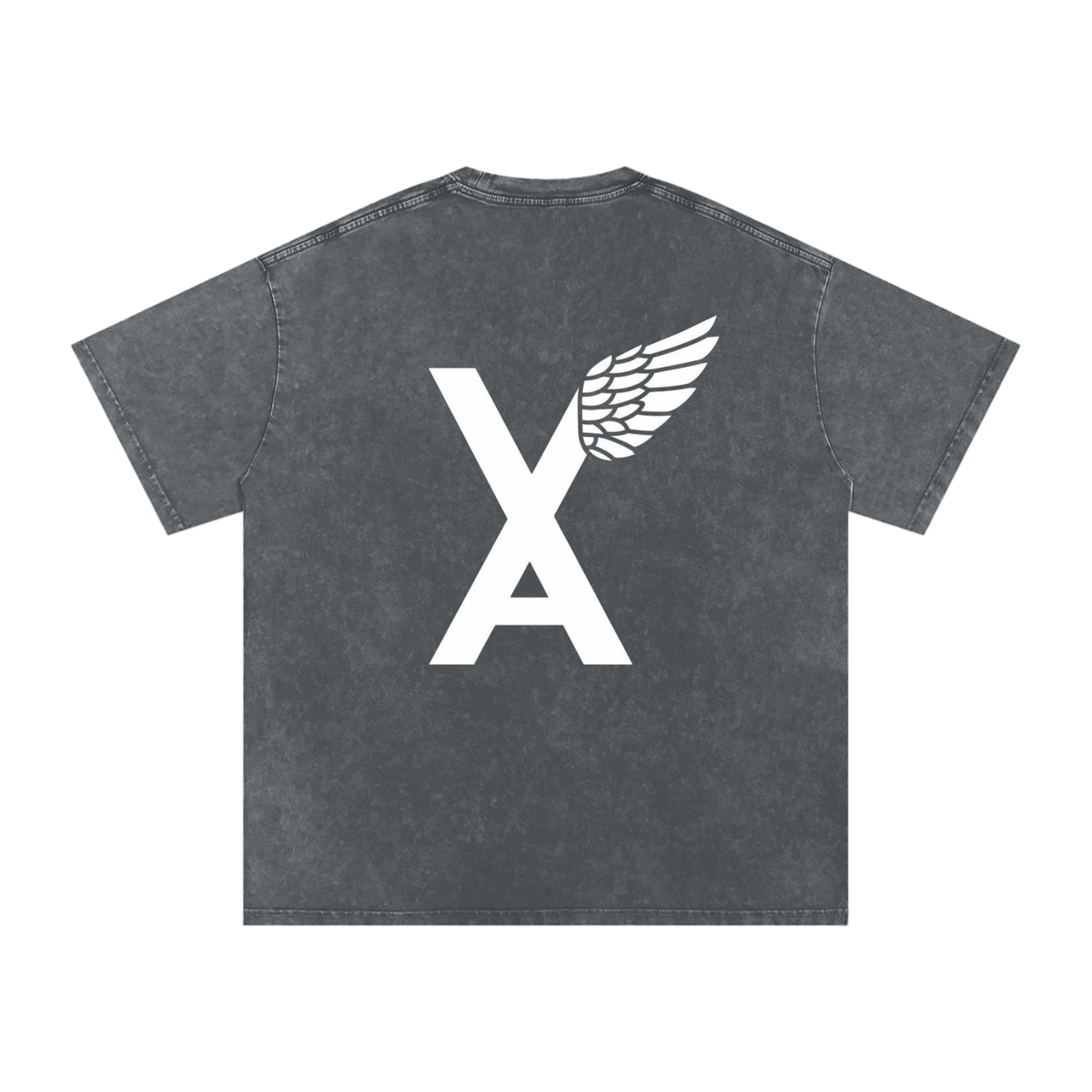“VA w/wing Immaculate Creation” Snow Washed Oversized Cotton T-Shirt