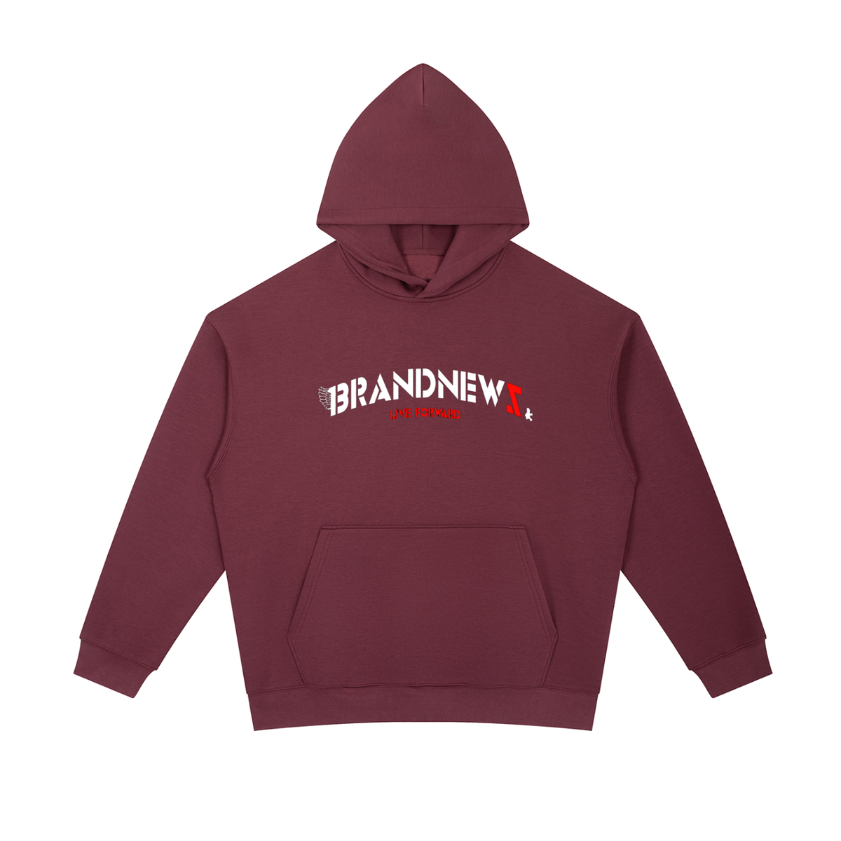 “Brandnewz Live Forward” Essential Heavyweight Hoodie
