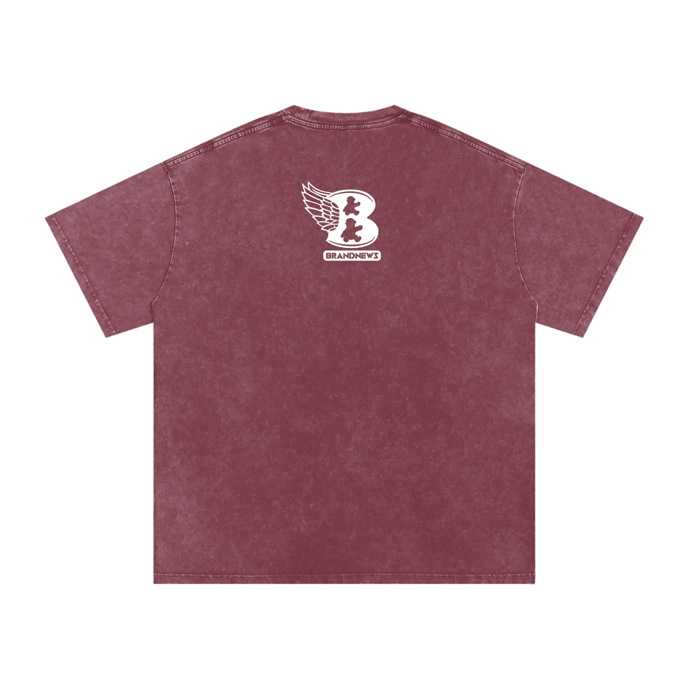 “God Is The Plug” Snow Washed Oversized Cotton T-Shirt