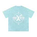 “Commonwealth Classic” Snow Washed Oversized Cotton T-Shirt