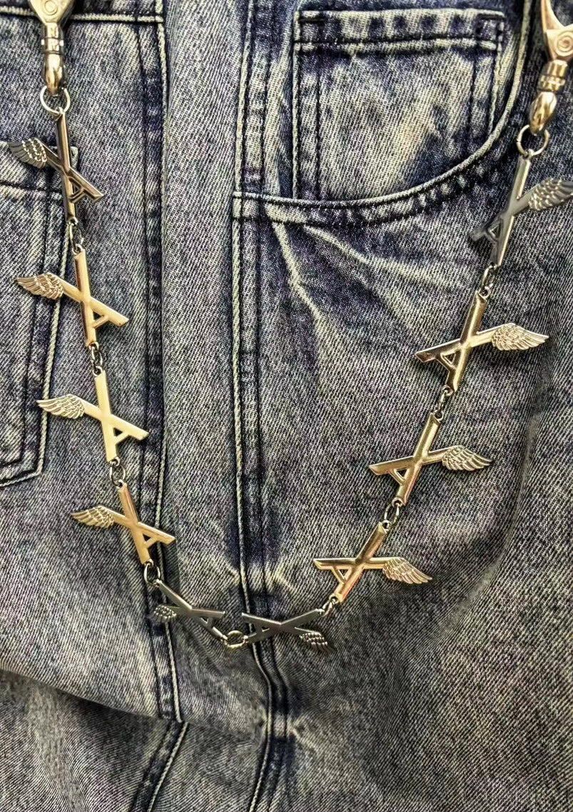 “VA w/wing” Premium Signature Wallet Chain