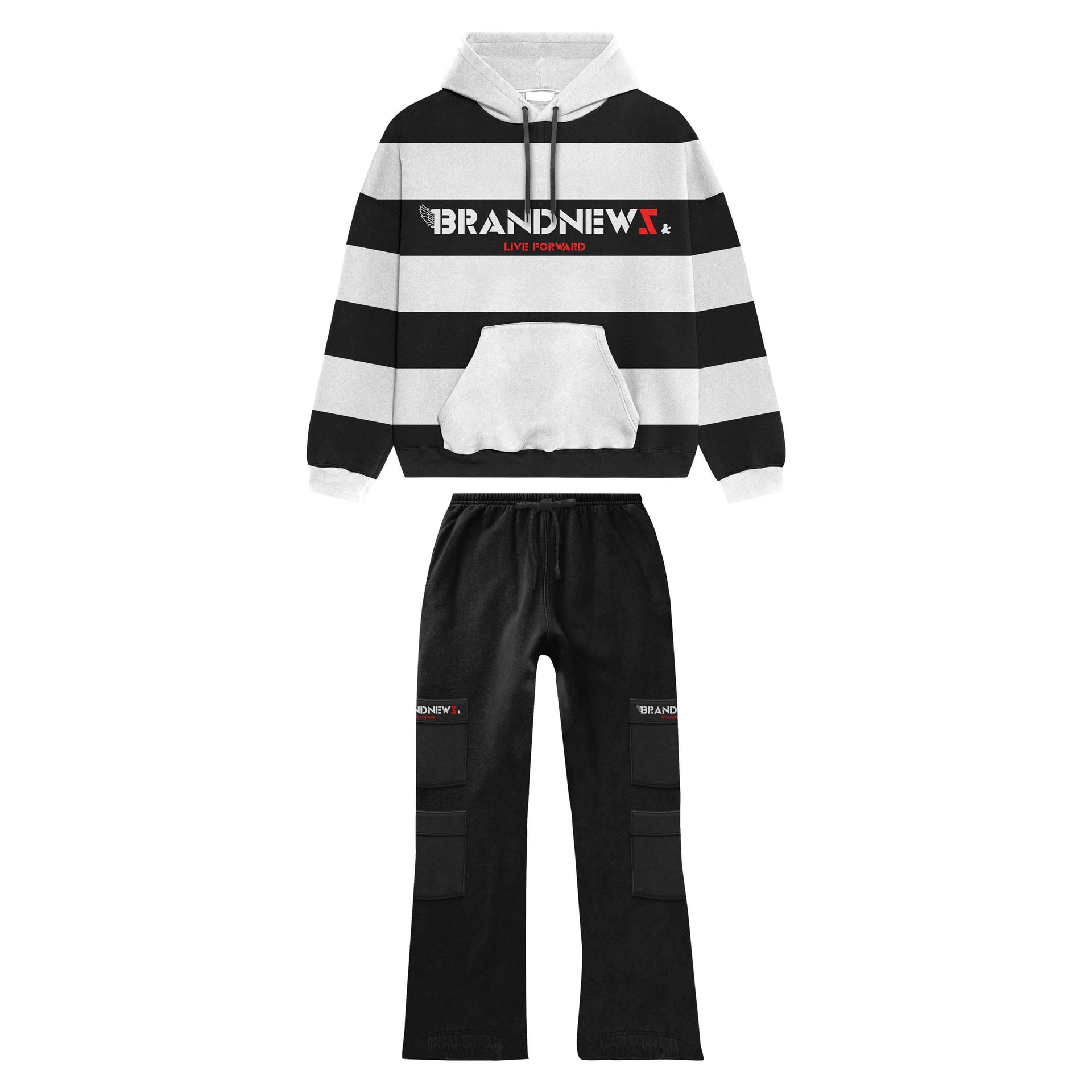 “Brandnewz” Premium Fully Embroidered Cotton Rugby Set