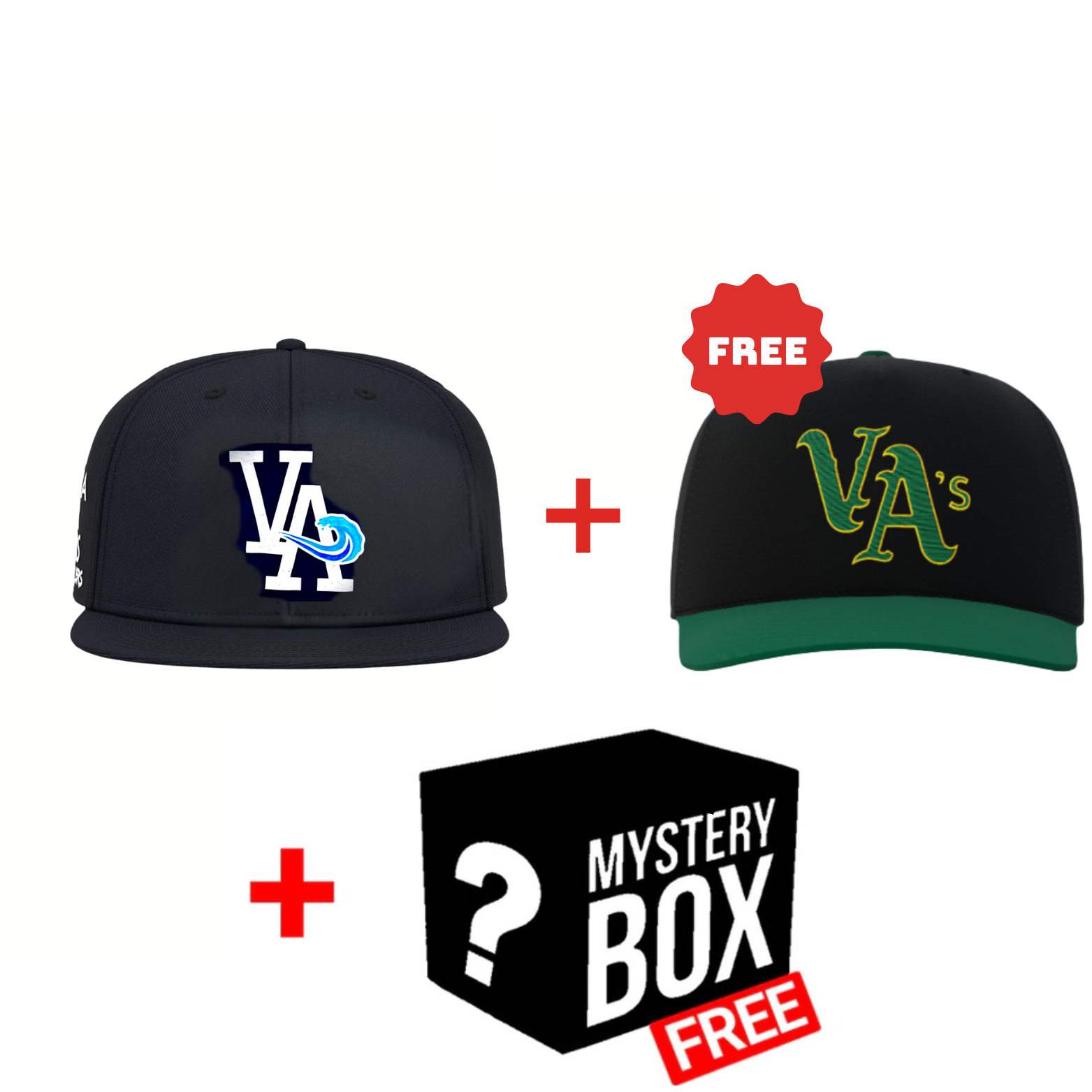 VA WAVE SB HAT + FREE VA'S OWN B/G SB HAT + FREE ITEM