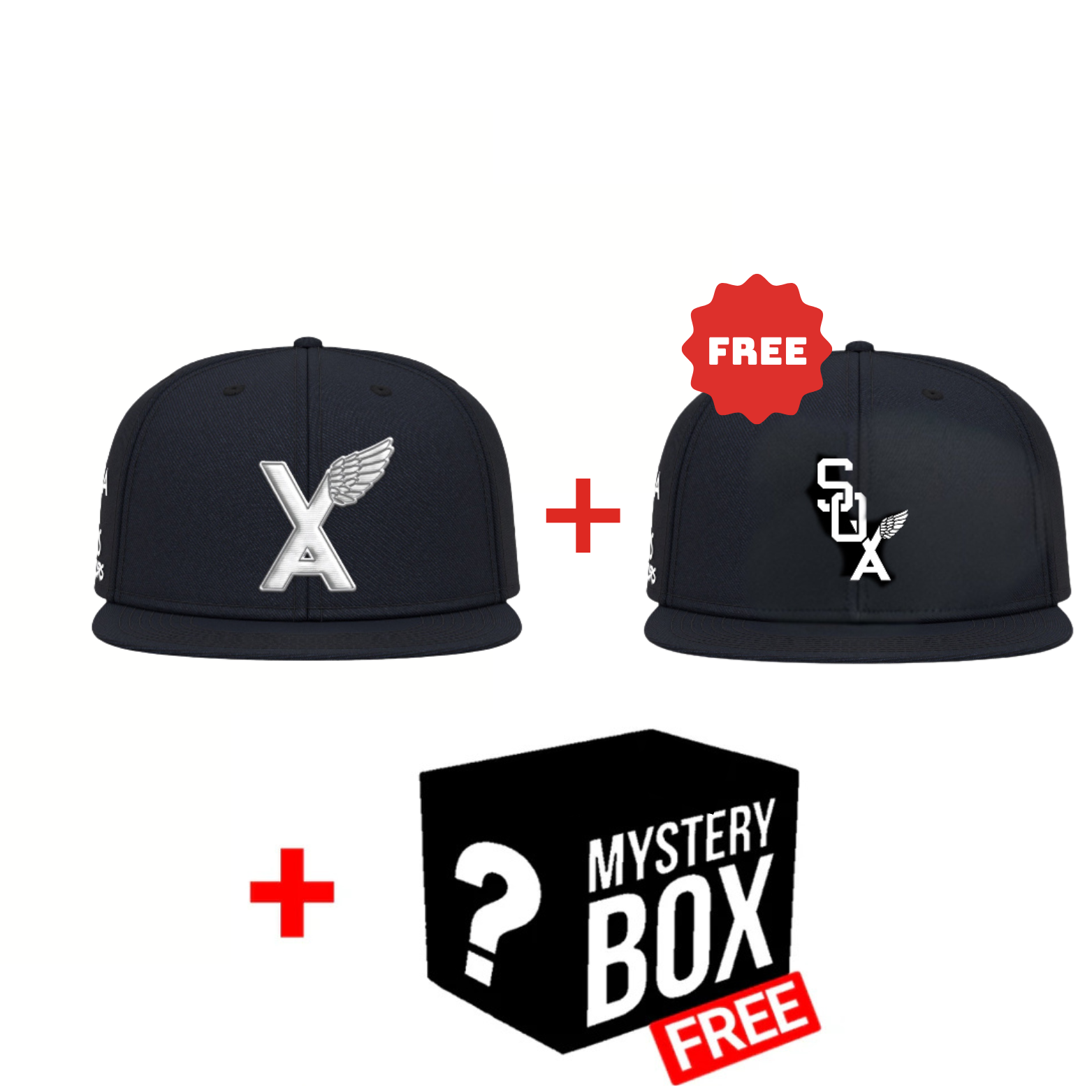 VA W/WING FITTED HAT + FREE "SOVA" SB HAT + FREE ITEM