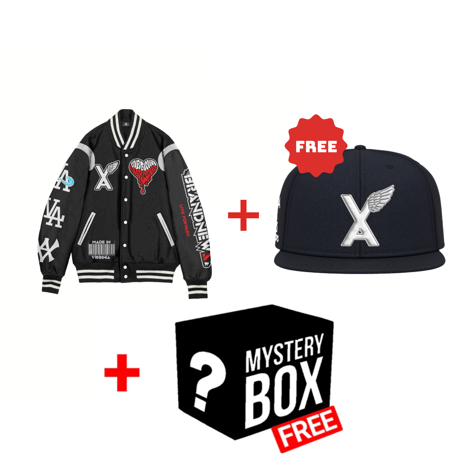 VIRGINIA HOME JACKET + FREE VA W/WING SB HAT + FREE ITEM