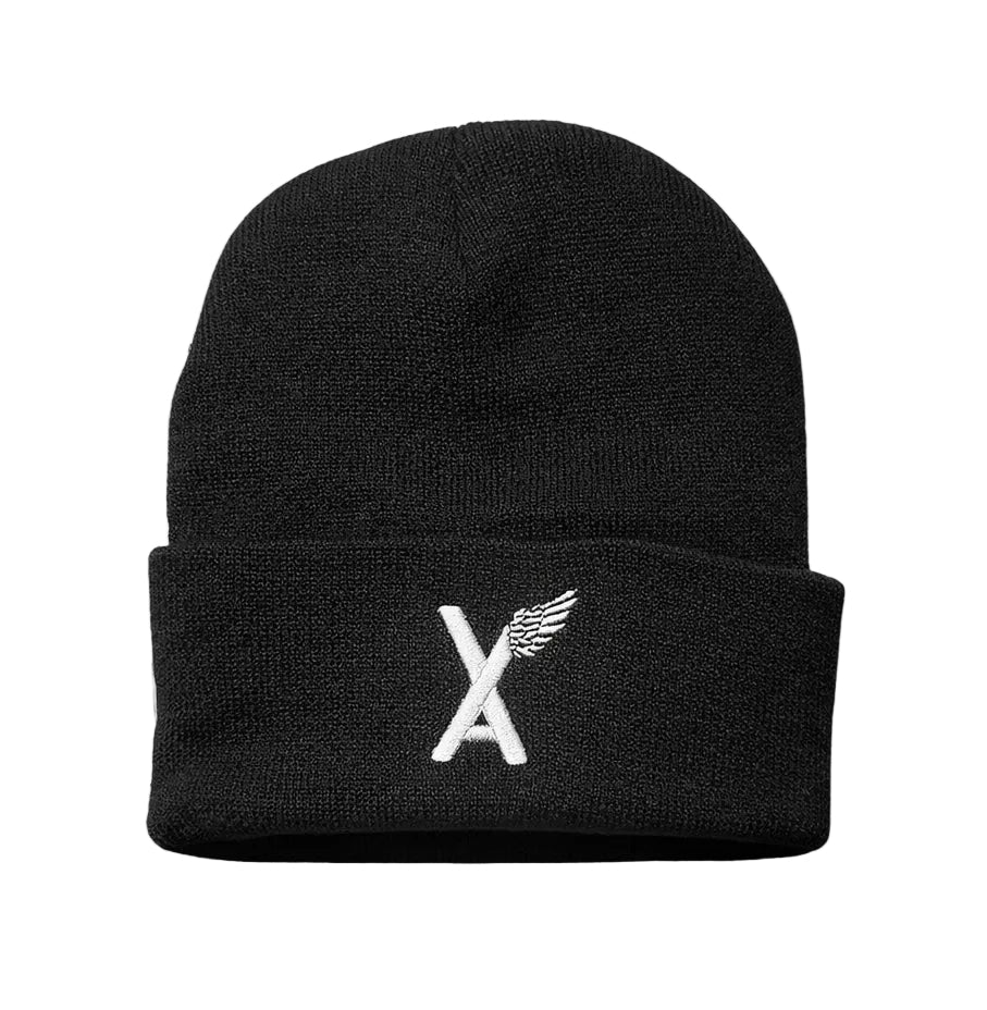 “VA w/wing” Premium Embroidered Knit Beanie