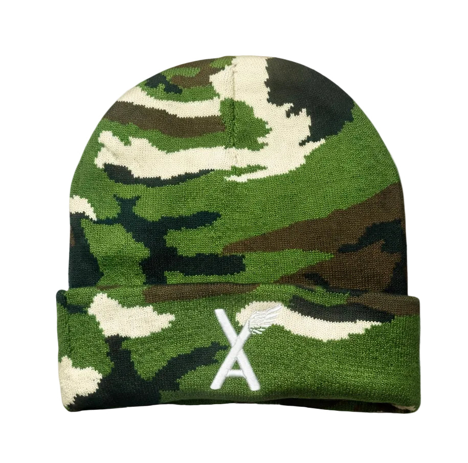 “VA w/wing” Premium Embroidered Knit Beanie