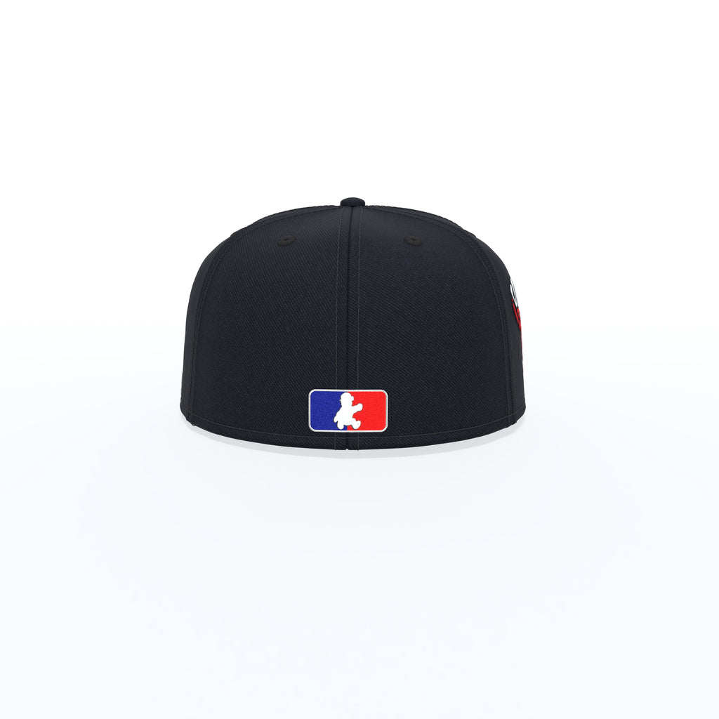“VA w/wing Millionaire Mindset” Premium Rhinestone Fitted Hat